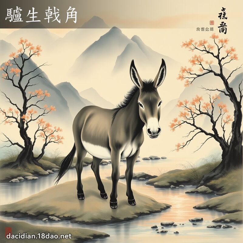驴生戟角 配图