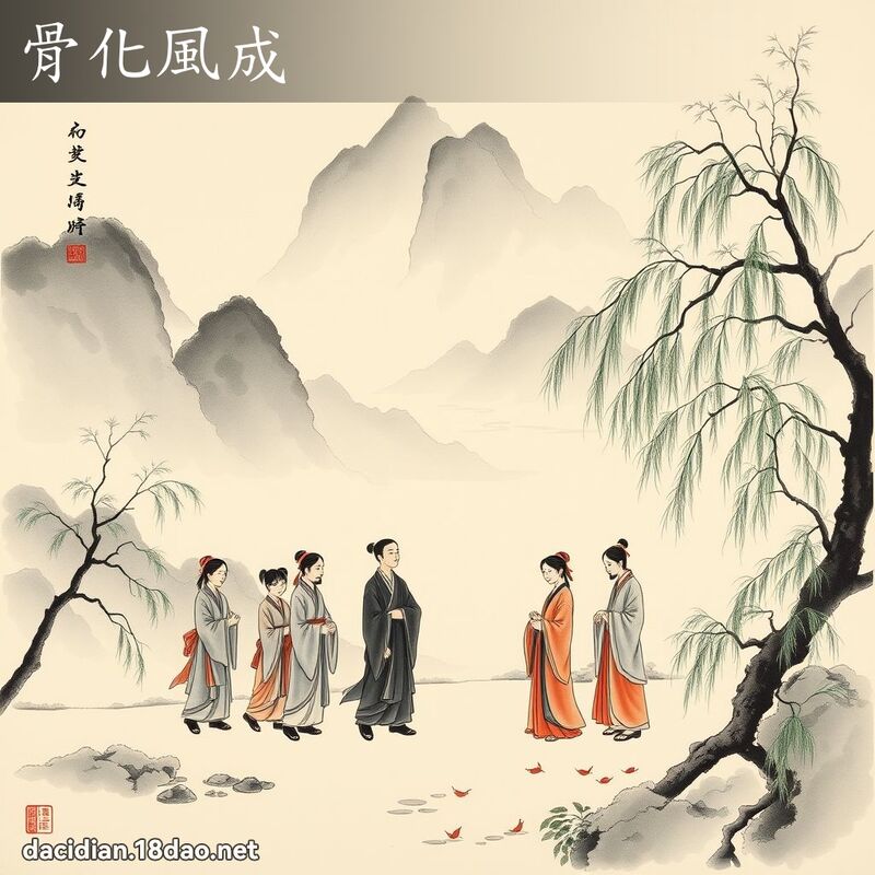 骨化风成 配图