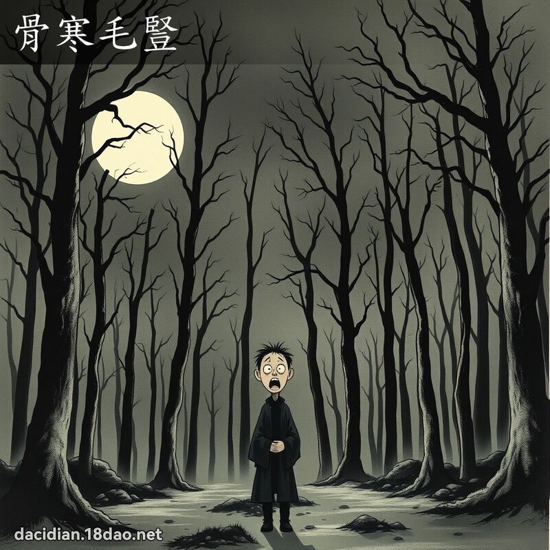 骨寒毛竖 配图