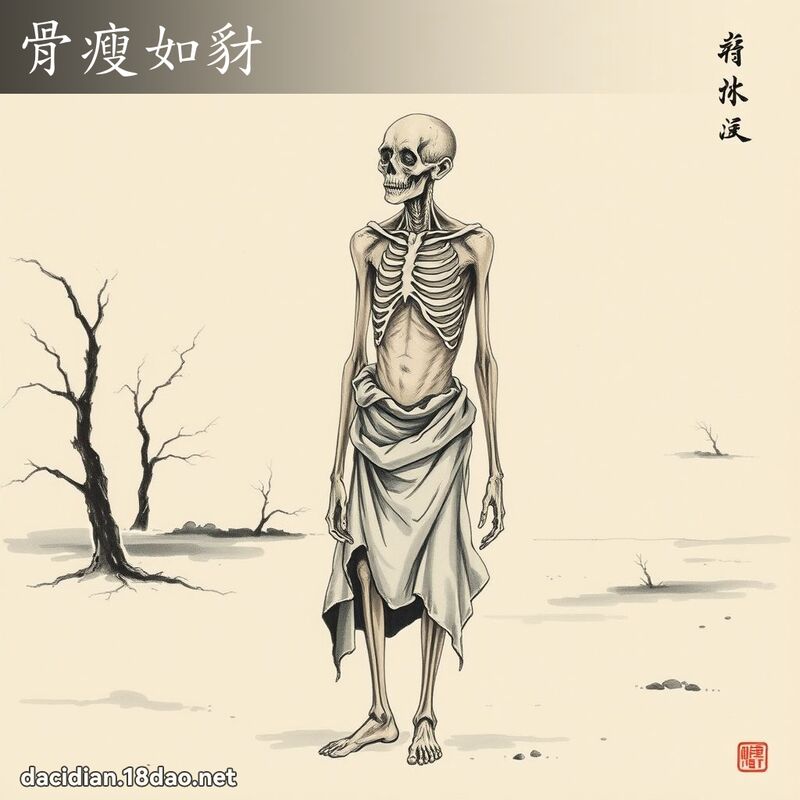 骨瘦如豺 配图