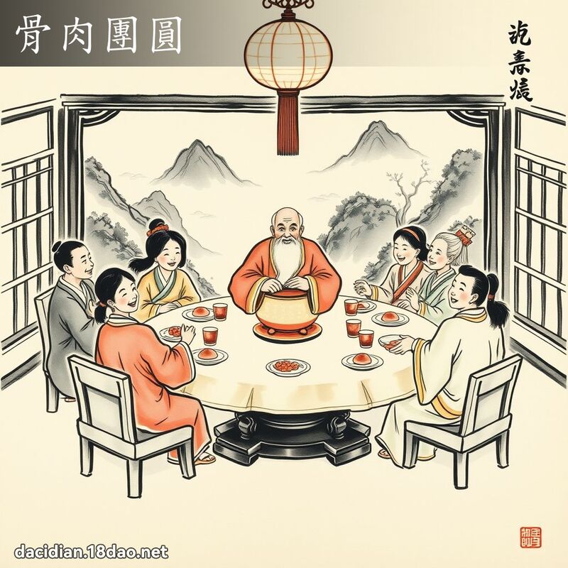 骨肉团圆 配图