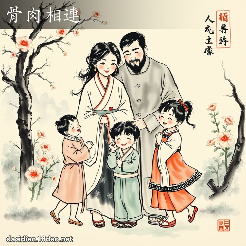骨肉相连 配图