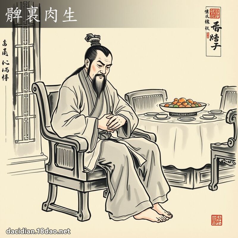 髀裏肉生 配图