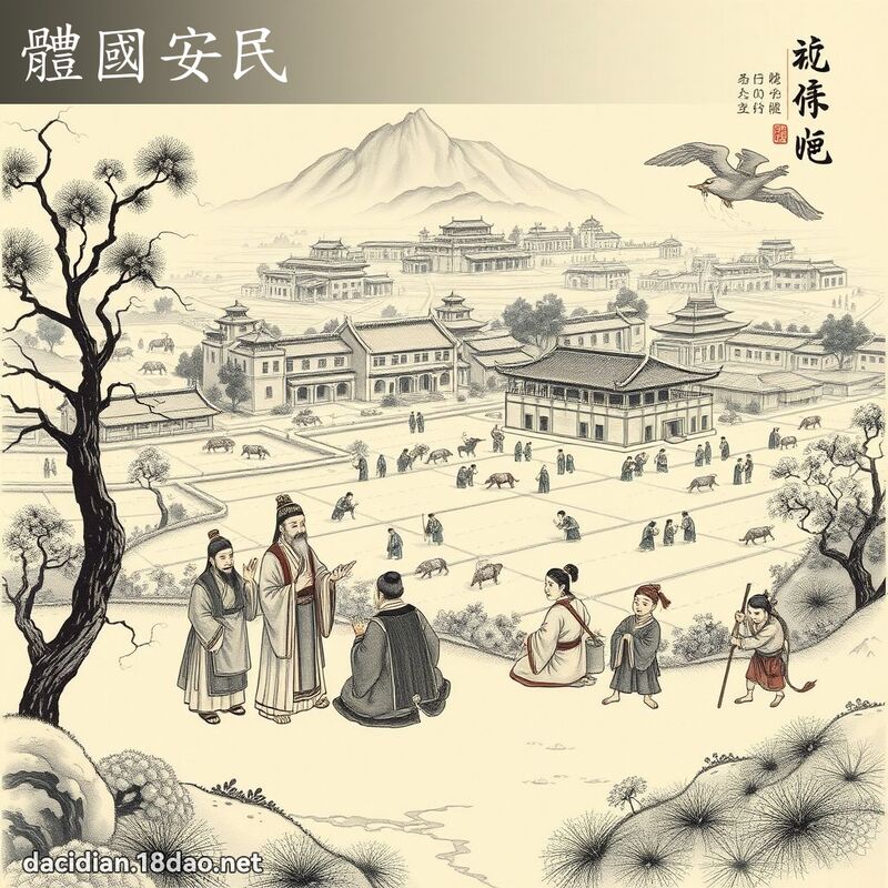 体国安民 配图