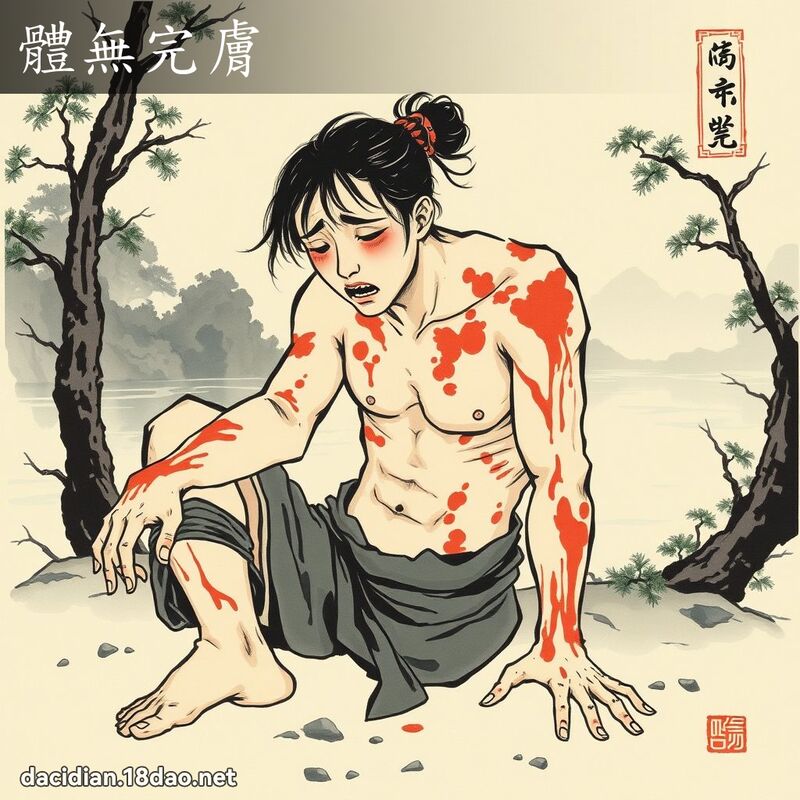 体无完肤 配图