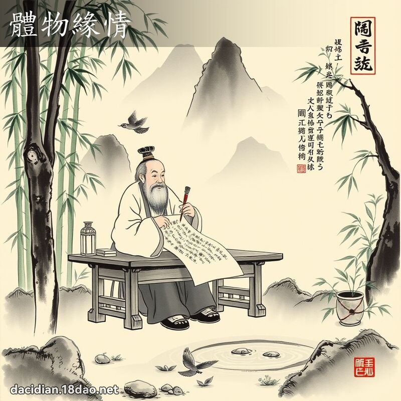 体物缘情 配图