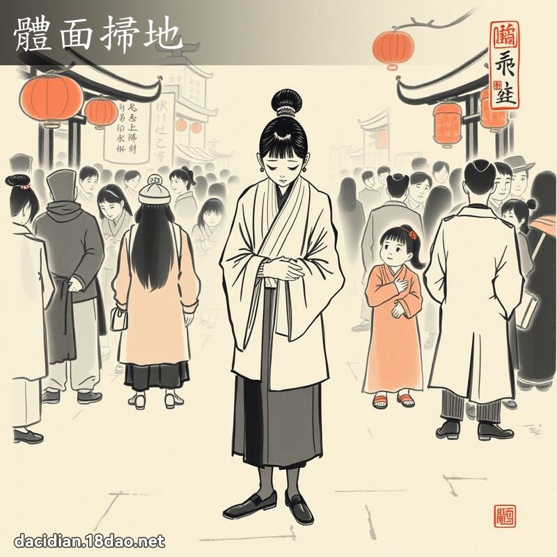 体面扫地 配图