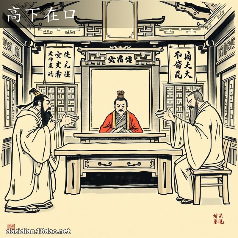 高下在口 配图
