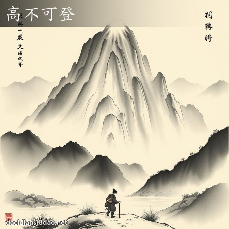 高不可登 配图