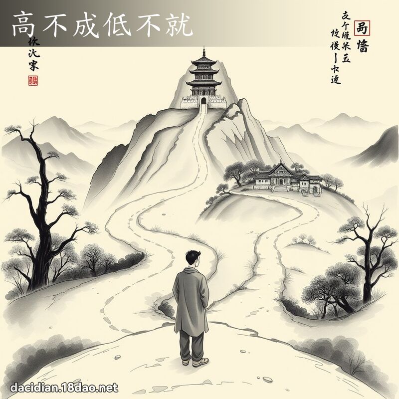 高不成低不就 配图