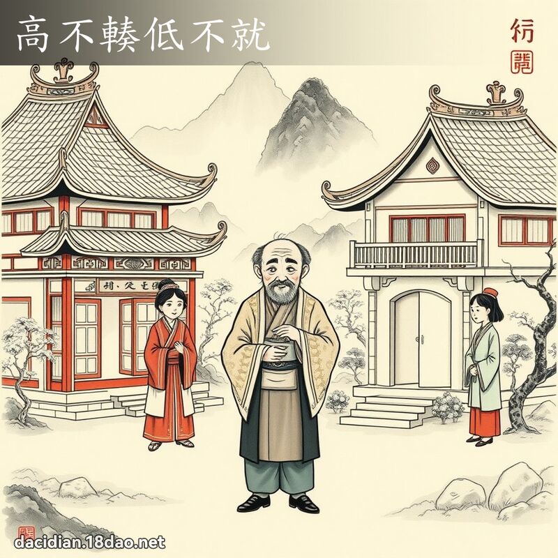 高不輳低不就 配图