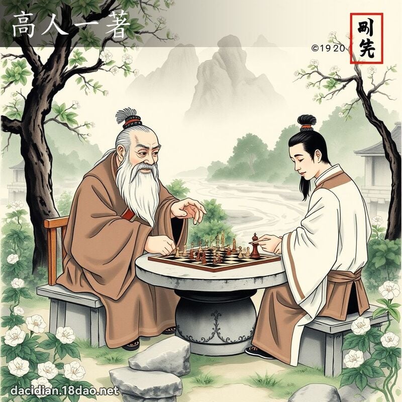 高人一著 配图