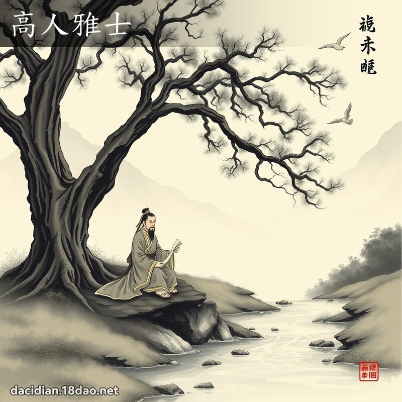 高人雅士 配图