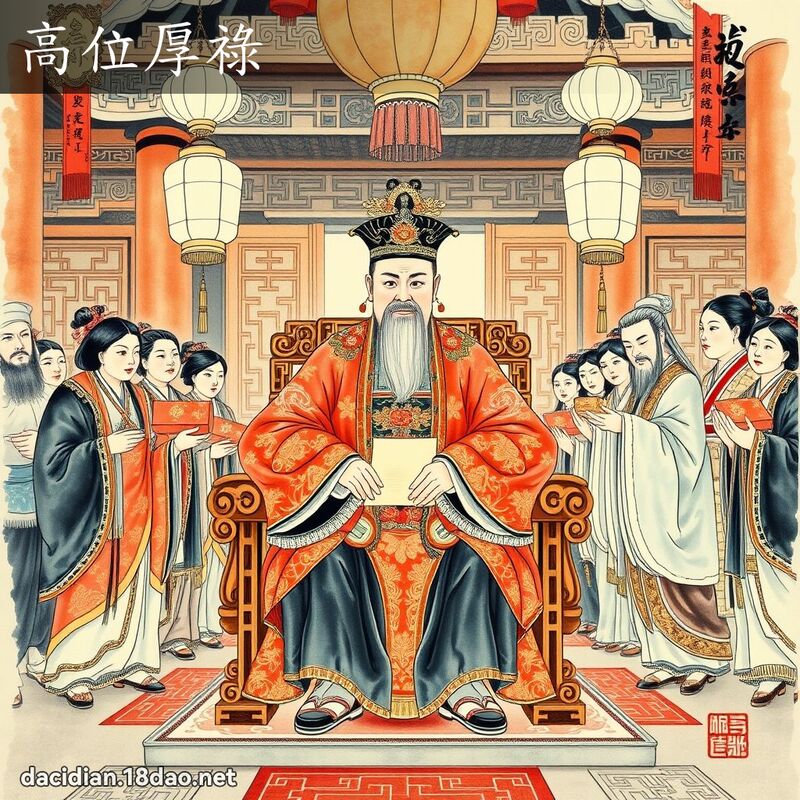 高位厚禄 配图