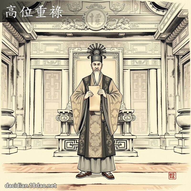 高位重禄 配图