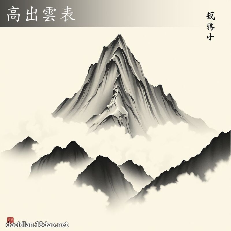 高出云表 配图