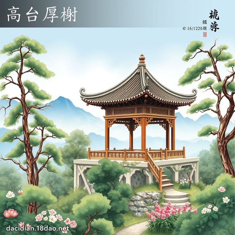 高台厚榭 配图