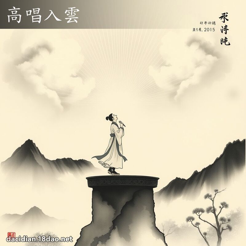 高唱入云 配图
