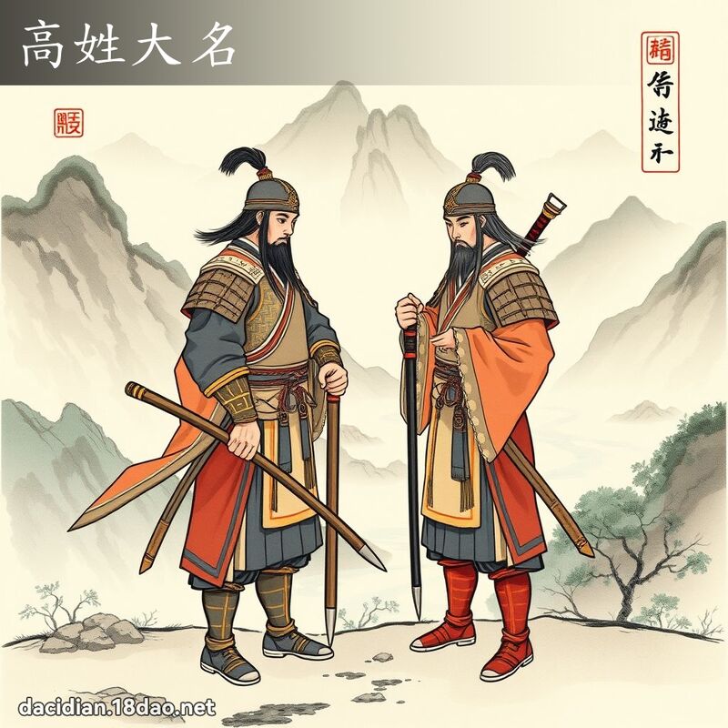 高姓大名 配图