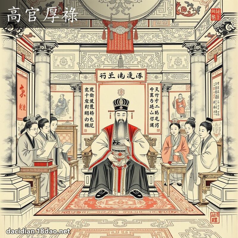 高官厚禄 配图