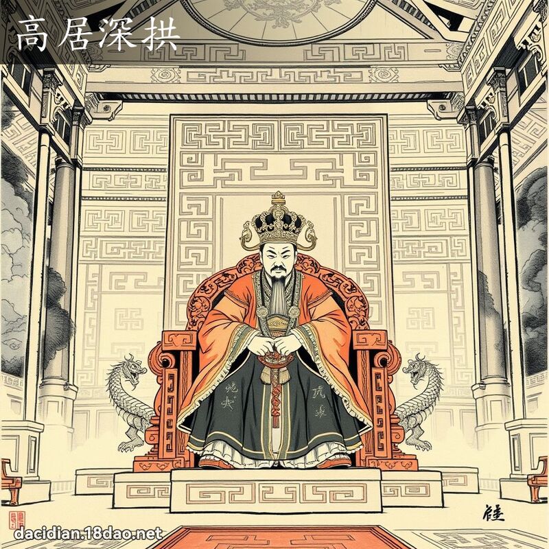 高居深拱 配图