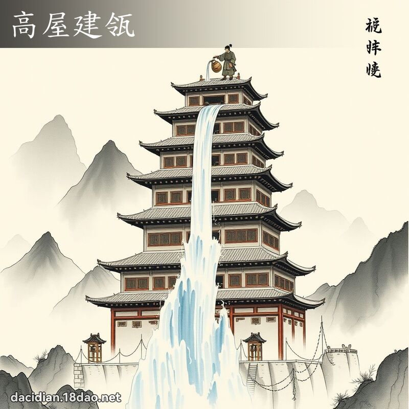高屋建瓴 配图