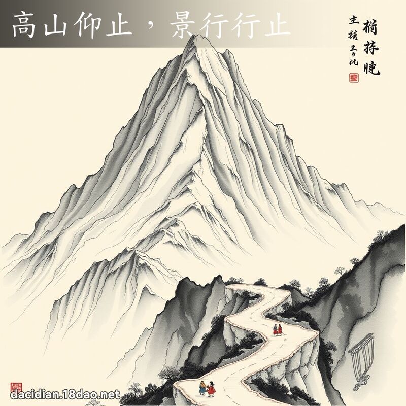 高山仰止,景行行止 配图