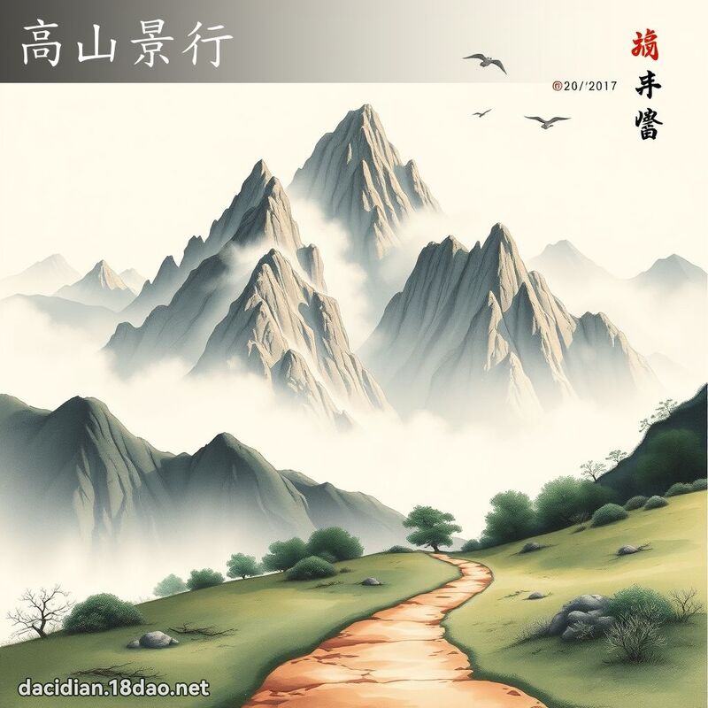 高山景行 配图