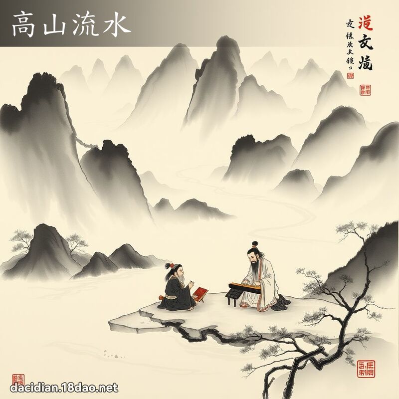 高山流水 配图