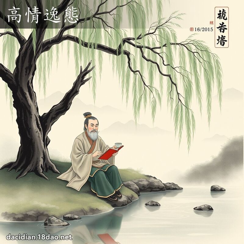 高情逸态 配图
