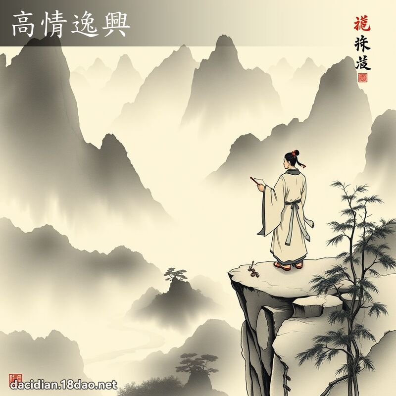 高情逸兴 配图