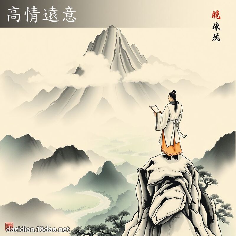 高情远意 配图