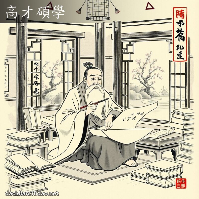 高才硕学 配图