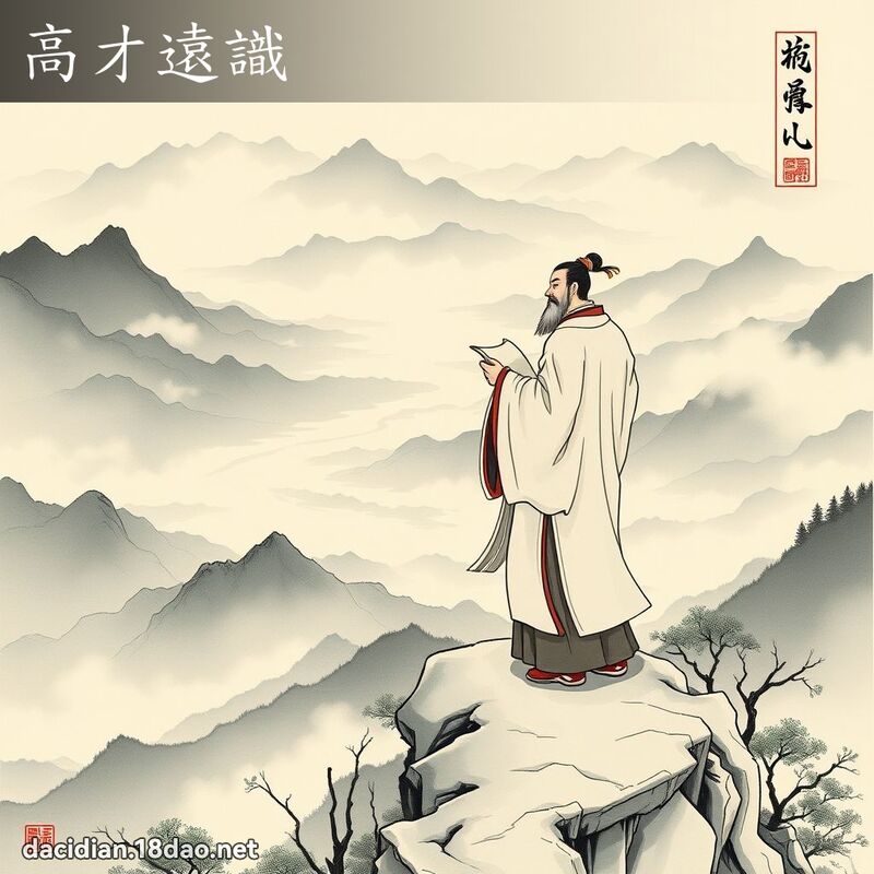 高才远识 配图