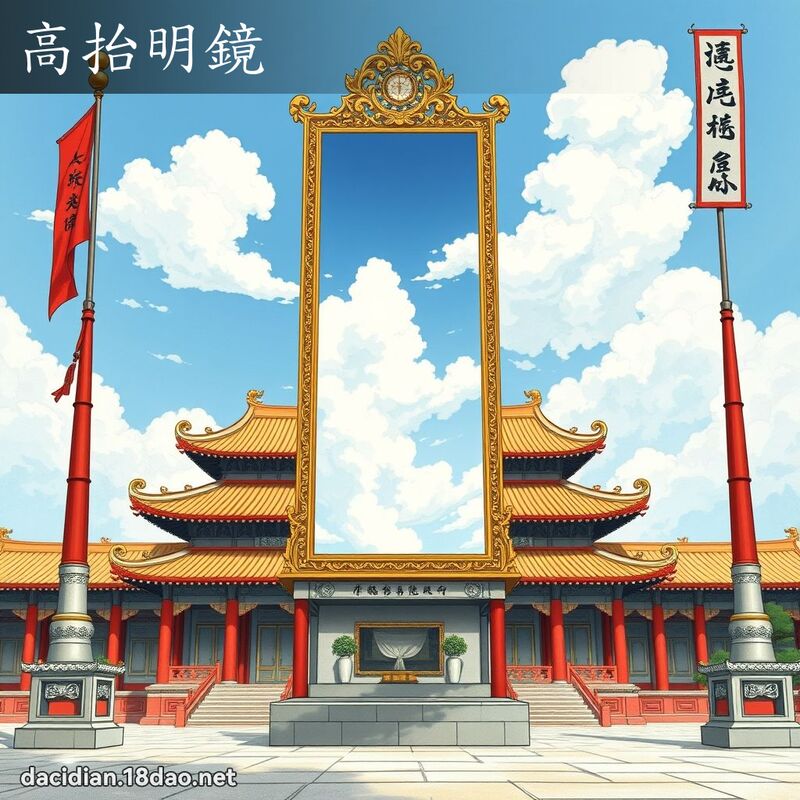 高抬明镜 配图