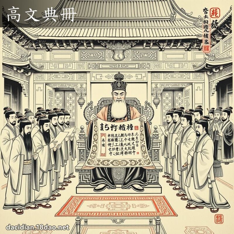 高文典册 配图