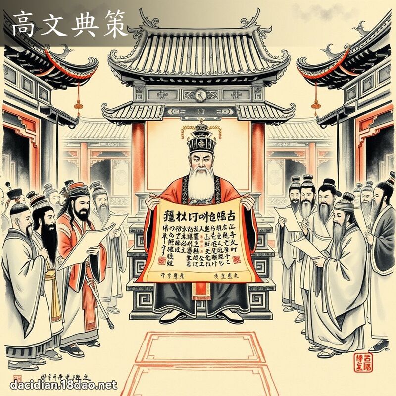 高文典策 配图