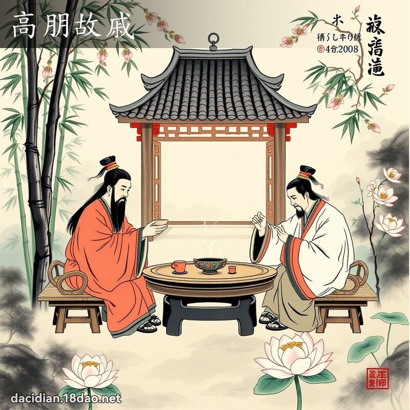 高朋故戚 配图