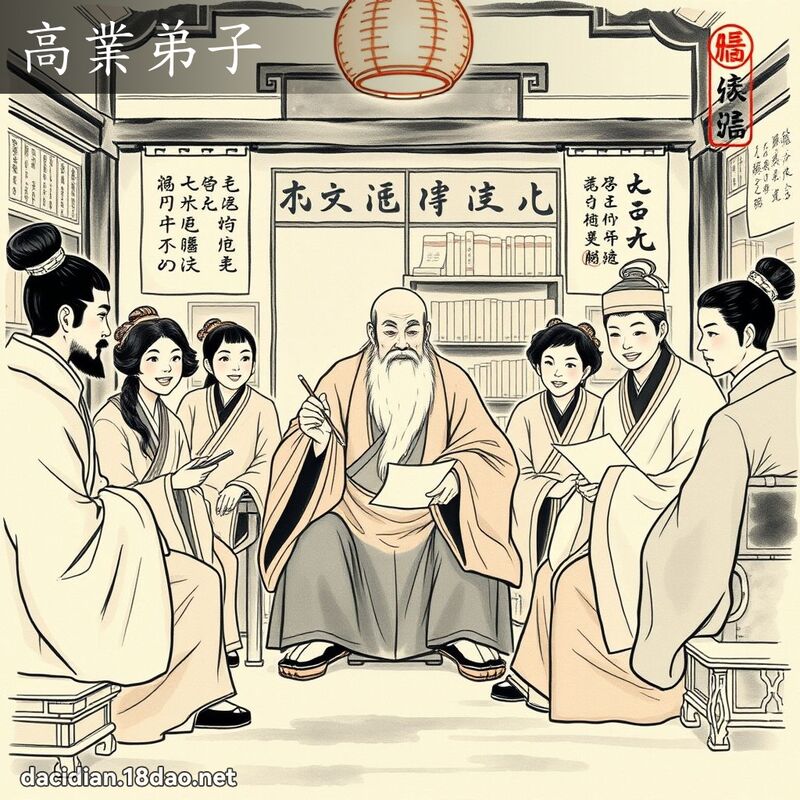 高业弟子 配图