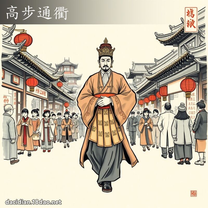 高步通衢 配图