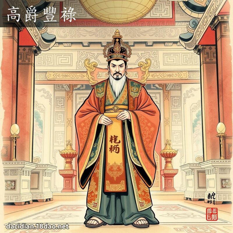 高爵丰禄 配图