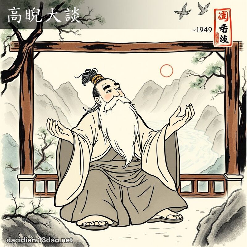 高睨大谈 配图