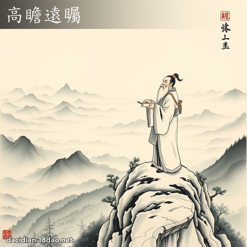 高瞻远瞩 配图