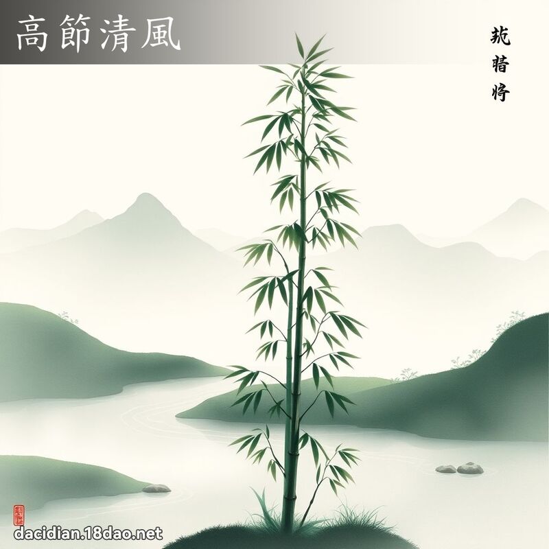 高节清风 配图