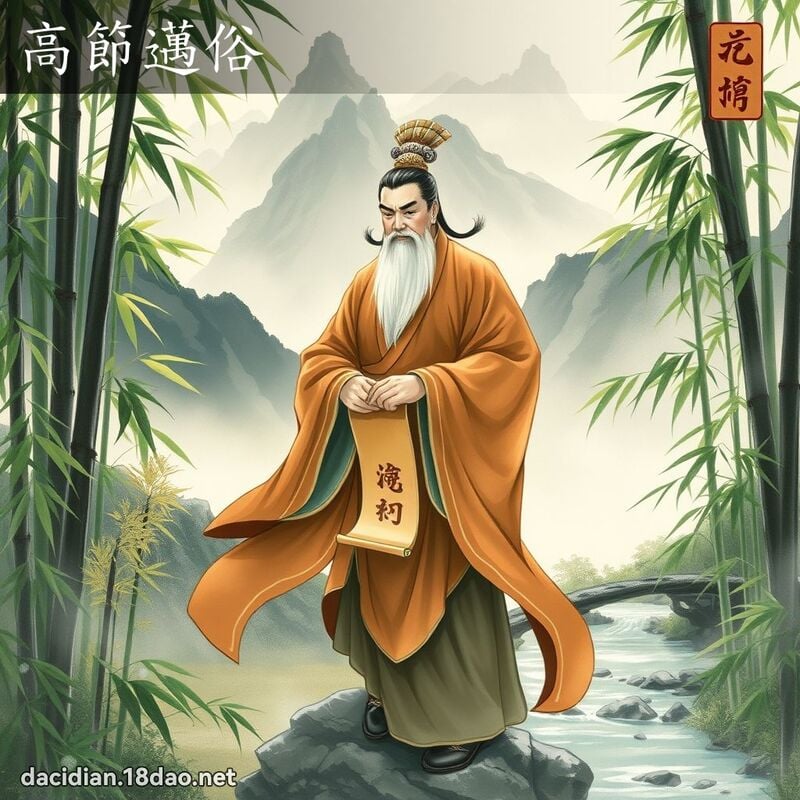 高节迈俗 配图