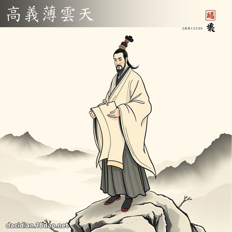 高义薄云天 配图