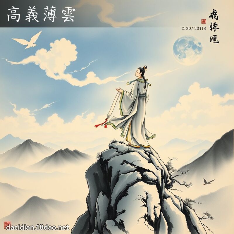 高义薄云 配图