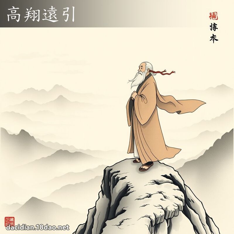 高翔远引 配图