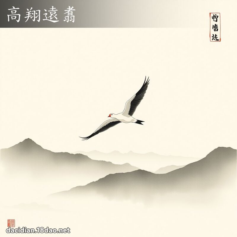 高翔远翥 配图