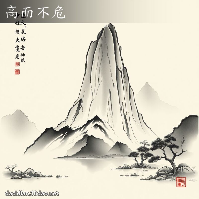 高而不危 配图